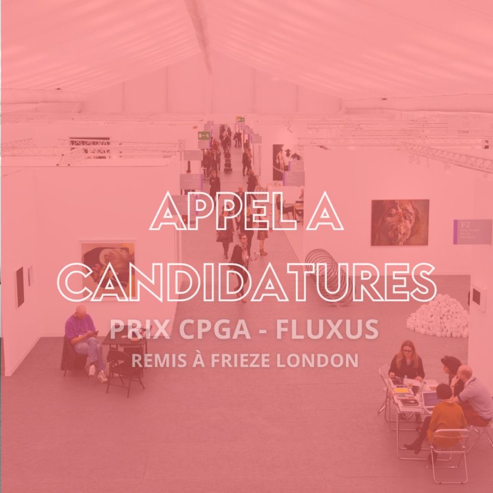 Prix CPGA – FLUXUS - Comité Professionnel des Galeries d'Art